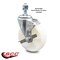Service Caster 5 Inch Nylon Wheel Swivel 12mm Threaded Stem Caster with Brake SCC SCC-TS20S514-NYS-TLB-M1215 - alternate 1